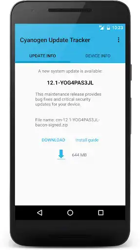 Play Cyanogen Update Tracker  and enjoy Cyanogen Update Tracker with UptoPlay