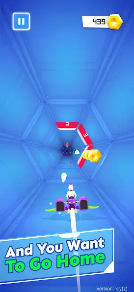 Play Cyberbike: space tunnel as an online game Cyberbike: space tunnel with UptoPlay