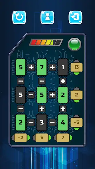 Play Cyber Brain : Calcul Puzzle as an online game Cyber Brain : Calcul Puzzle with UptoPlay