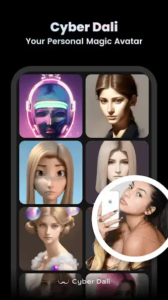Play Cyber Dali - AI Magic Avatar  and enjoy Cyber Dali - AI Magic Avatar with UptoPlay