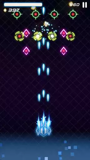 Play Cyber Hunter: Space Shooter as an online game Cyber Hunter: Space Shooter with UptoPlay