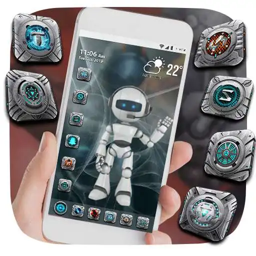 Play Cyber Robot Theme For S10 APK