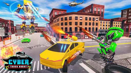 Play Cyber Robot Truck Transform: Robot Hero  and enjoy Cyber Robot Truck Transform: Robot Hero with UptoPlay