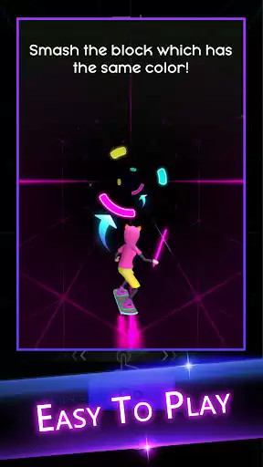 Play Cyber Surfer: BeatSkateboard as an online game Cyber Surfer: BeatSkateboard with UptoPlay