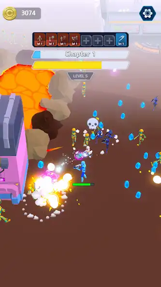 Play Cyber Survivor: Robot War 3D as an online game Cyber Survivor: Robot War 3D with UptoPlay