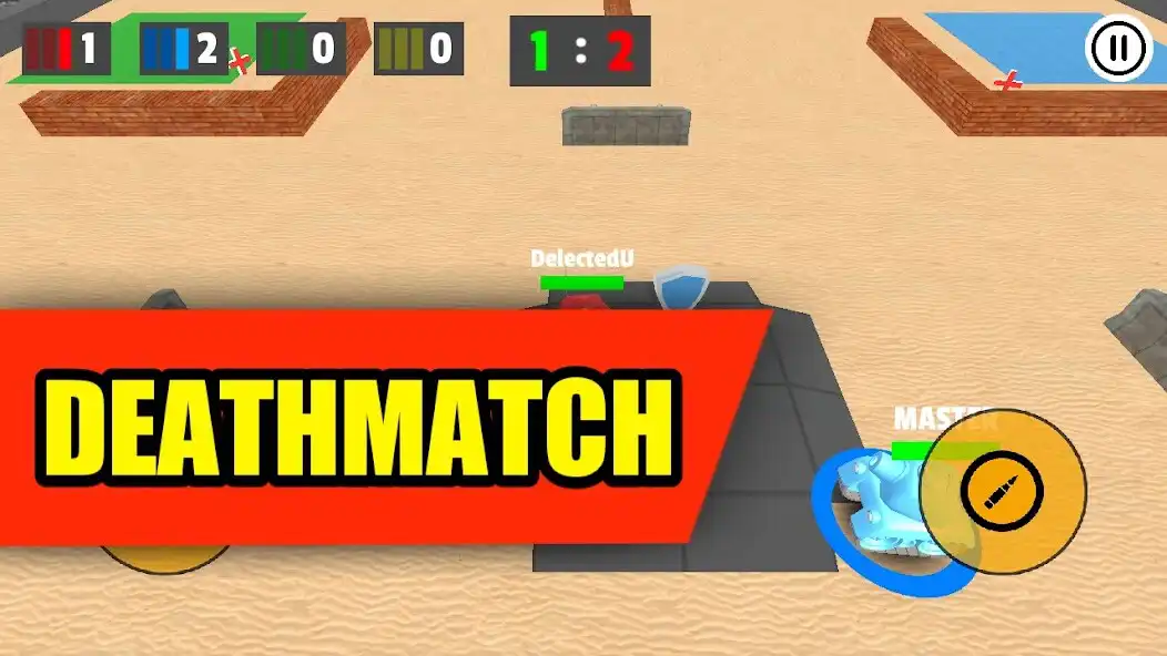 Play CyberTanks Multiplayer as an online game CyberTanks Multiplayer with UptoPlay
