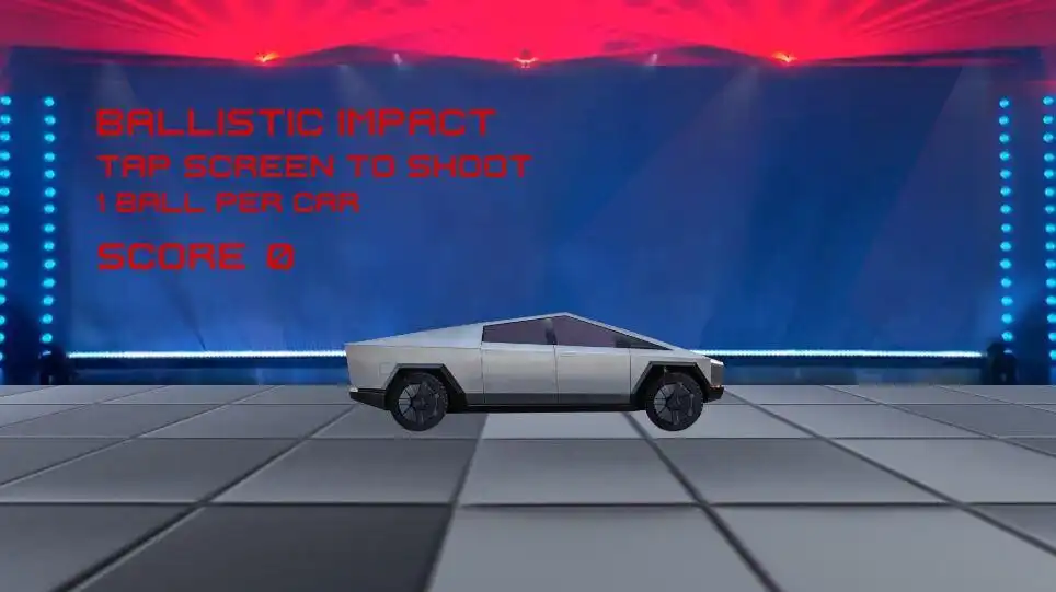 Play Cybertruck Ballistic Test as an online game Cybertruck Ballistic Test with UptoPlay