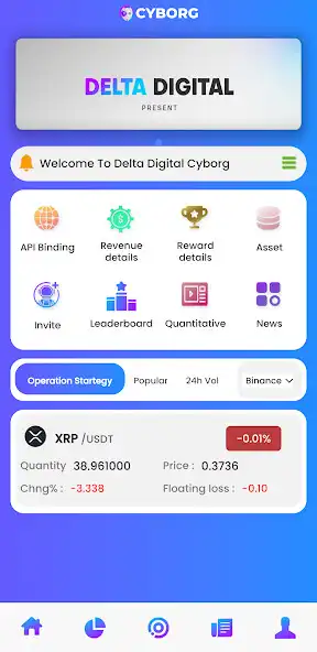 Play Cyborg - A Smart Trading App as an online game Cyborg - A Smart Trading App with UptoPlay