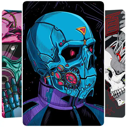 Play Cyborg Skull Wallpaper APK