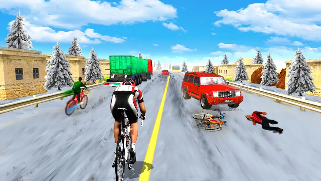 Play Cycle Racing: Cycle Race Game as an online game Cycle Racing: Cycle Race Game with UptoPlay