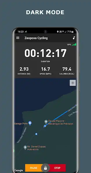 Play Cycling app — Bike Tracker as an online game Cycling app — Bike Tracker with UptoPlay