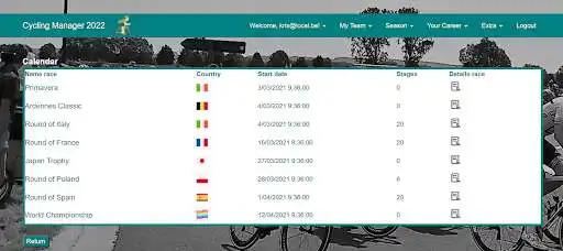 Play Cycling Manager 2022 as an online game Cycling Manager 2022 with UptoPlay