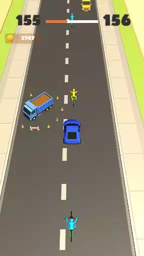 Play Cyclist Collider as an online game Cyclist Collider with UptoPlay