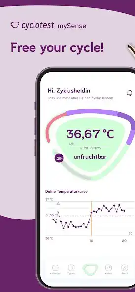 Play cyclotest® mySense Zyklus App  and enjoy cyclotest® mySense Zyklus App with UptoPlay