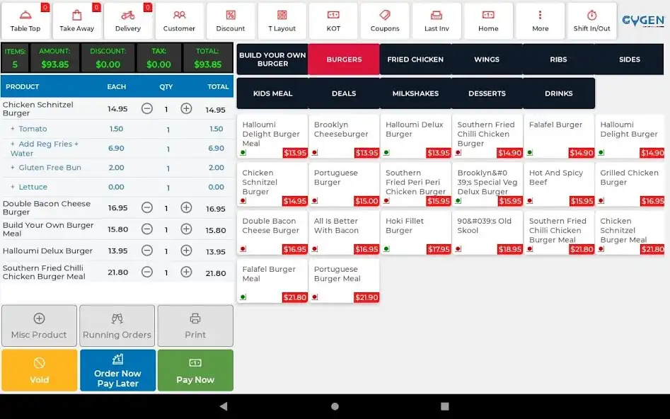 Play Cygen Dine-In POS as an online game Cygen Dine-In POS with UptoPlay