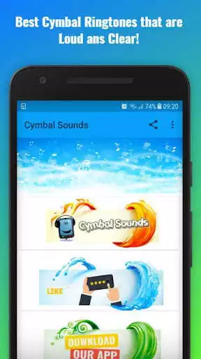Play Cymbal sounds  and enjoy Cymbal sounds with UptoPlay