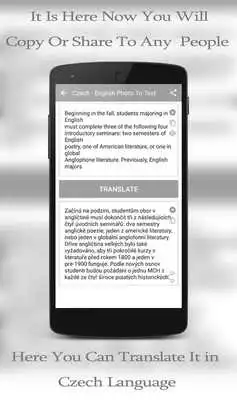 Play Czech - English Photo To Text