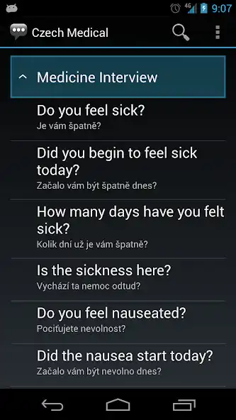 Play Czech Medical Phrases as an online game Czech Medical Phrases with UptoPlay