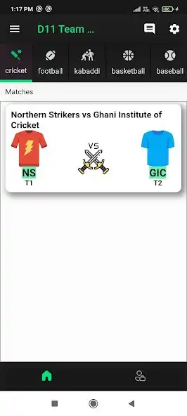 Play D11 Fantasy Team Creator as an online game D11 Fantasy Team Creator with UptoPlay