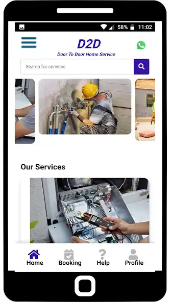 Play D2DAPP- Door To Home Service as an online game D2DAPP- Door To Home Service with UptoPlay