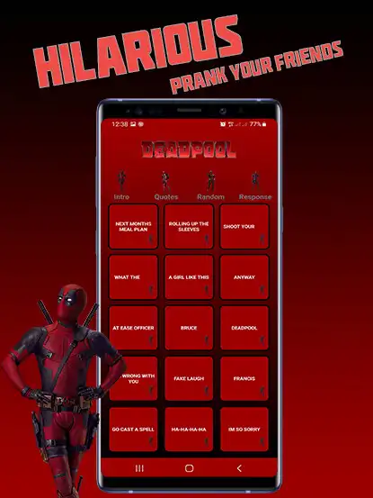 Play D3AD POOL Soundboard as an online game D3AD POOL Soundboard with UptoPlay