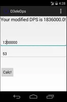 Play D3 Ele DPS simple calc