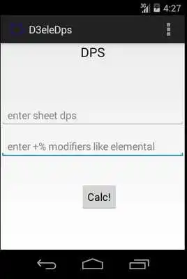 Play D3 Ele DPS simple calc