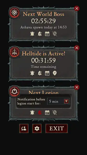 Play D4 Events Time Tracker  and enjoy D4 Events Time Tracker with UptoPlay