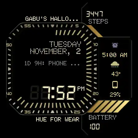 Play DA12 - MGDX Digital Watch Face as an online game DA12 - MGDX Digital Watch Face with UptoPlay