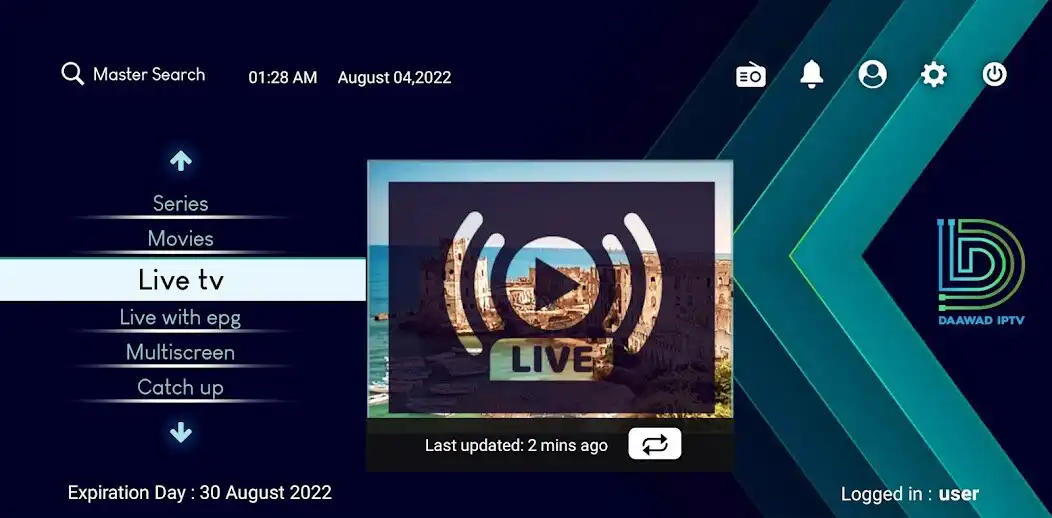 Play Daawad IPTV as an online game Daawad IPTV with UptoPlay