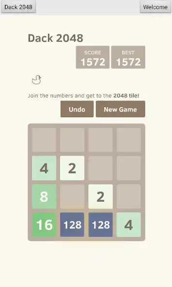 Play Dack 2048 - Epic Puzzle Game as an online game Dack 2048 - Epic Puzzle Game with UptoPlay