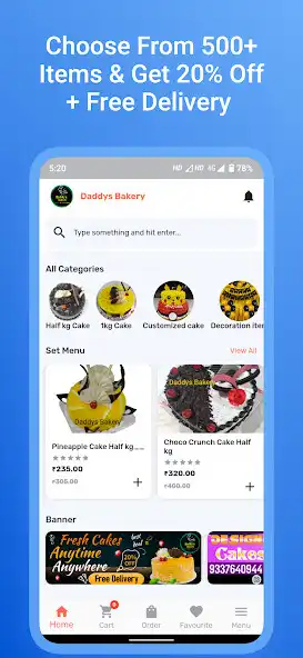 Play DaddysBakery as an online game DaddysBakery with UptoPlay