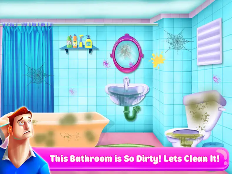 Play Daddys Little Prince Helper -Messy House Cleaning as an online game Daddys Little Prince Helper -Messy House Cleaning with UptoPlay