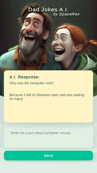 Play Dad Jokes A.I.  and enjoy Dad Jokes A.I. with UptoPlay