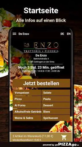 Play Da Enzo Dettingen an der Erms as an online game Da Enzo Dettingen an der Erms with UptoPlay