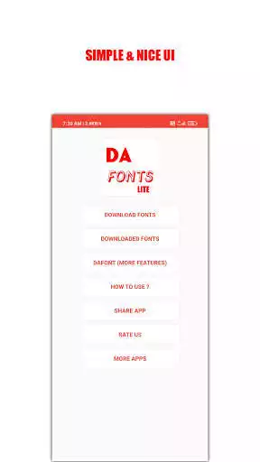 Play DaFonts Lite as an online game DaFonts Lite with UptoPlay