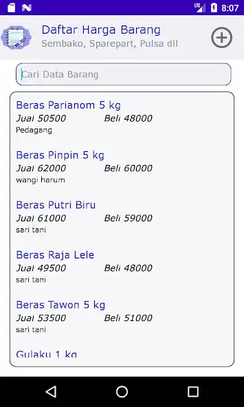 Play Daftar Harga Barang Sembako  and enjoy Daftar Harga Barang Sembako with UptoPlay