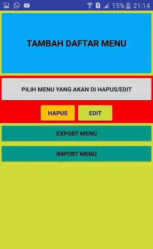 Play DAFTAR MENU APP as an online game DAFTAR MENU APP with UptoPlay