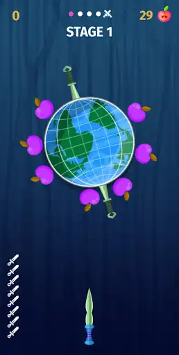Play Dagger Throw as an online game Dagger Throw with UptoPlay