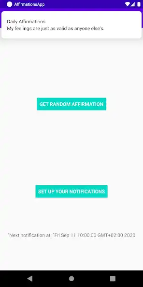 Play Daily Affirmations as an online game Daily Affirmations with UptoPlay