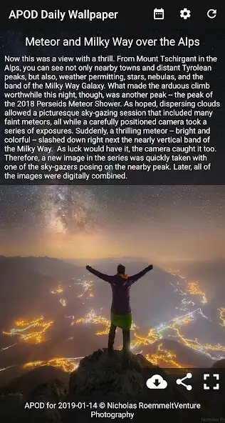 Play Daily APOD Wallpaper  and enjoy Daily APOD Wallpaper with UptoPlay