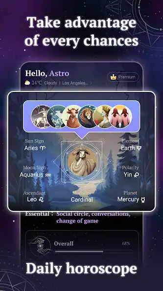 Play Daily Astro - Horoscope as an online game Daily Astro - Horoscope with UptoPlay