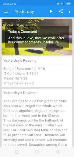 Play Daily Bible Devotion - Oilnwine as an online game Daily Bible Devotion - Oilnwine with UptoPlay