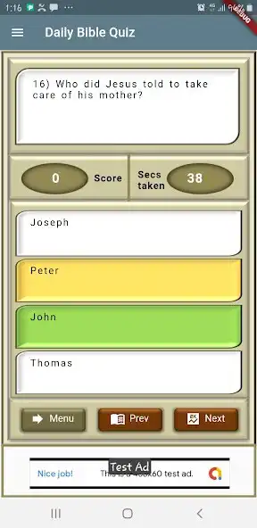 Play Daily Bible Quiz  and enjoy Daily Bible Quiz with UptoPlay