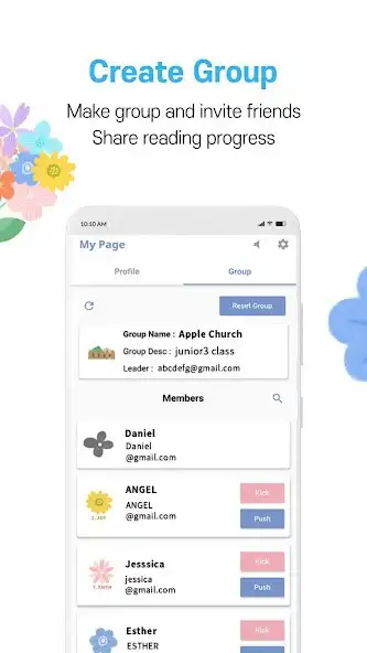 Play Daily Bible Study with Friends: QT, free KJV,group  and enjoy Daily Bible Study with Friends: QT, free KJV,group with UptoPlay