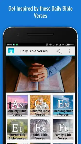 Play Daily Bible Verses by Topic  and enjoy Daily Bible Verses by Topic with UptoPlay