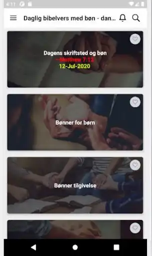 Play Daily Bible Verse with Prayer - Danish Prayer  and enjoy Daily Bible Verse with Prayer - Danish Prayer with UptoPlay