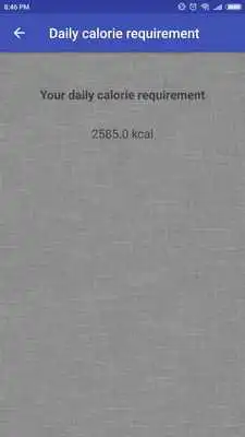 Play Daily calorie requirement