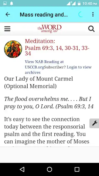 Play Daily Catholic Missal For Nig. as an online game Daily Catholic Missal For Nig. with UptoPlay