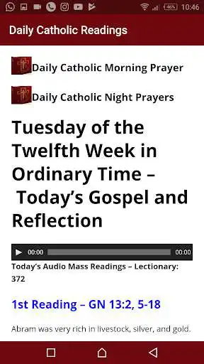 Play Daily Catholic Readings, Reflections and Prayers as an online game Daily Catholic Readings, Reflections and Prayers with UptoPlay